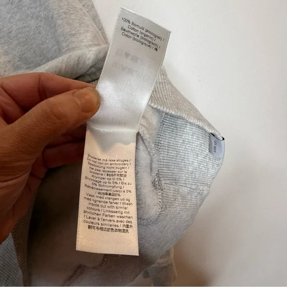 Les Deux Encore Half Zip Hoodie in grey size small - Picture 5 of 9